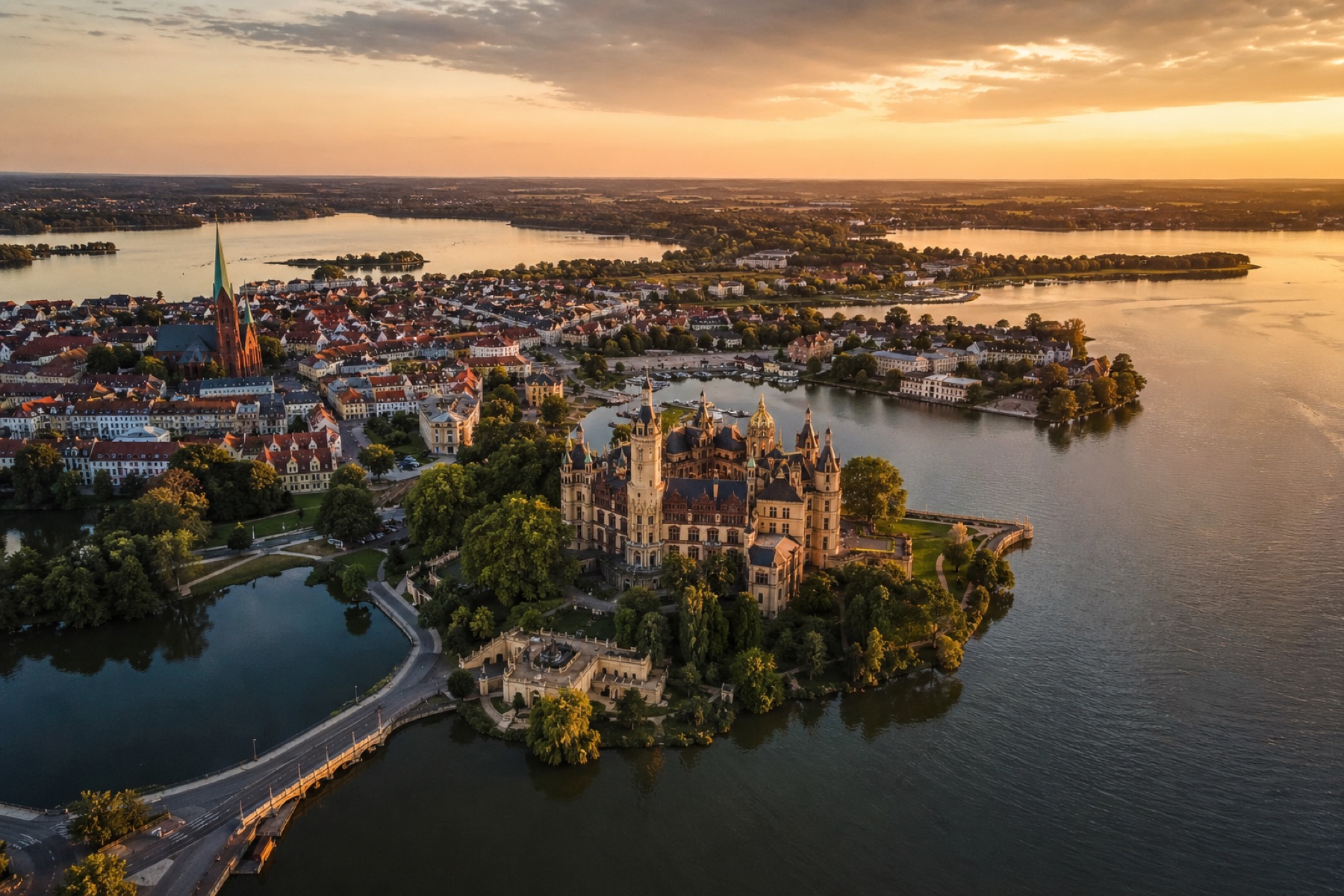 Luftaufnahme Schwerin